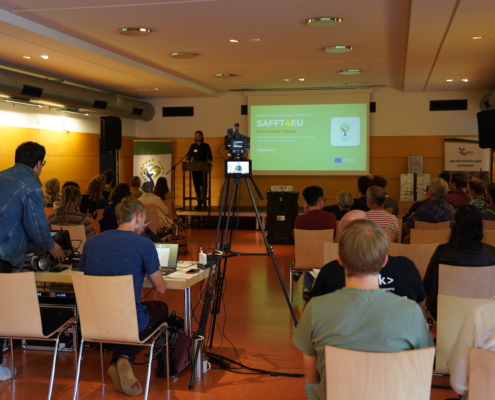 SAFFT4EU Auftaktveranstaltung, Projektvorstellung im Livestream; Copyright: Leonie Schmidtlein, vErde regenerativ e.V.